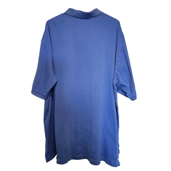 Polo by Ralph Lauren XLT XL Tall Blue Polo Shirt Green Pony Mens Preppy Normcore - Picture 2 of 6